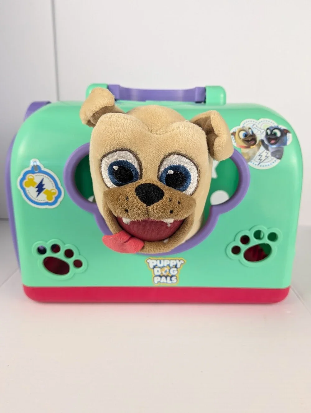 Puppy Dog Pals Groom and Go Pet Carrier featuring Rolly by Disney Just Play